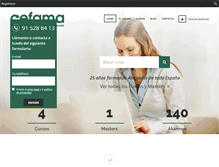 Tablet Screenshot of cefama.com